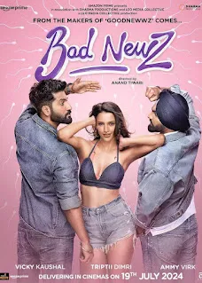 Bad Newz (2024) Hindi Download 2160p WEBRip